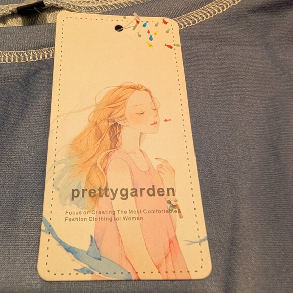 Pretty Garden Pajama Set - Ombre - Shorts & LS Top - Medium - NWT - Picture 3 of 5